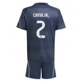Baby Fußballbekleidung Real Madrid Daniel Carvajal #2 Auswärtstrikot 2025-26 Kurzarm (+ kurze hosen)